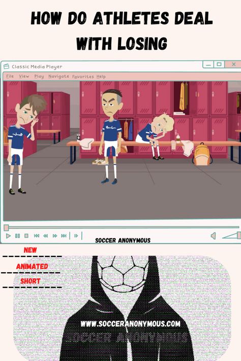 Losing is a part of life. But how do we find a way to get through the negative thoughts and feelings of a loss? Whether it’s in sports or everyday life, our reactions say a lot about us. Do we hang our heads? Do we accept it and move on? If we choose to see it, there’s a lesson in every loss. #soccer #futbol #sports #losing #loss #lessons #animation Wrestling Quotes, Coping With Loss, Professional Athlete, Find A Way, Thoughts And Feelings, Move On, Negative Thoughts, The Worst, Everyday Life