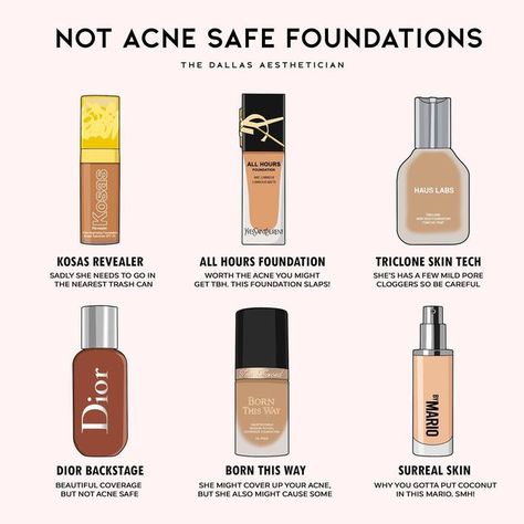 Acne Safe Foundation, Acne Safe Makeup, Makeup Reference, Safe Makeup, Hot Makeup, Women Skin, Korean Products, High End Makeup, Skin Care Women