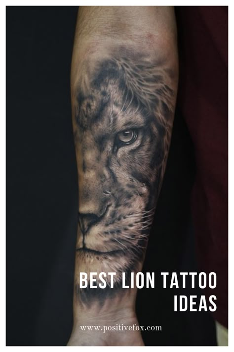 Lion Arm Tattoo, Tato Maori, Lion Forearm Tattoos, Lion Tattoo Sleeves, Mens Lion Tattoo, Sign Tattoo, Tattoos Arm, Lion Head Tattoos, Tattoo Wrist