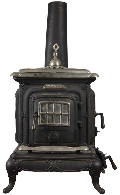 Parlor Stove, Antique Wood Stove, Parlour Stove, Coal Stove, Antique Stove, Vintage Stoves, Cast Iron Stove, Vintage Lifestyle, Cabins And Cottages