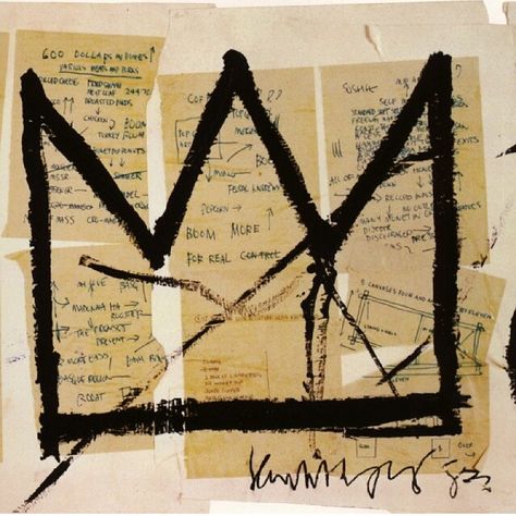 "CROWN" | #basquiat Jean Michel Basquiat Crown, Jm Basquiat, Jean Michel Basquiat Art, Basquiat Paintings, Herbert List, Basquiat Art, David Lachapelle, 22 December, Jean Michel Basquiat