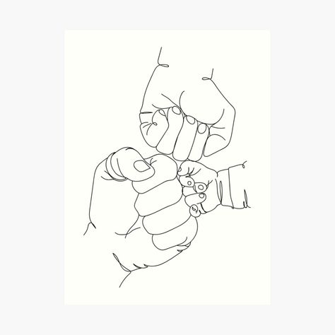 Get my art printed on awesome products. Support me at Redbubble #RBandME: https://www.redbubble.com/i/art-print/Family-Hands-Printable-by-Valeria-Art/46809677.1G4ZT?asc=u Minimalist Line Drawing, Line Drawing Art, Family Of Three, Three Hands, Drawing Art, Line Drawing, Art Print, For Sale, Art