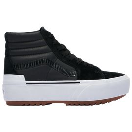 Vans SK8-Hi All White Vans, Vans Boots, White Checkered Vans, Vans Authentic Black, Vans Skate Shoes, Floral Vans, Old Skool Platform, Old School Vans, New Vans