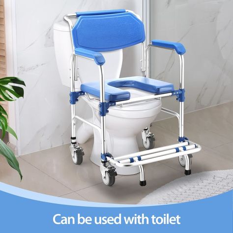 Furniture with Arms Now: $149.95 #commodechair #showerchair #toilet #wheelchair #bathstool Stool Bathroom, Shower And Toilet, Commode Chair, Bath Stool, Seating Furniture, Shower Chair, Toilet Seat, Wheelchair, Big Sale