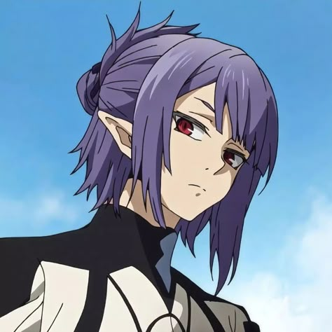 Lacus Welt, Anime Red Hair, Anime Boy Hair, Seraph Of The End, Owari No Seraph, Anime Screenshots, Cute Anime Pics, An Anime, Purple Hair