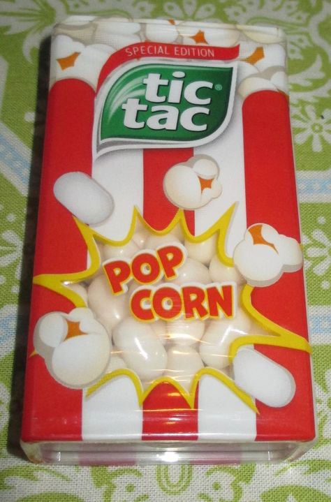 FOODSTUFF FINDS: Tic Tac Special Edition PopCorn flavour candy Sweets (Poundland) Gross Candy, Weird Oreo Flavors, Fini Tubes, Weird Snacks, American Snacks, Gross Food, Oreo Flavors, Food Memes, Junk Food Snacks