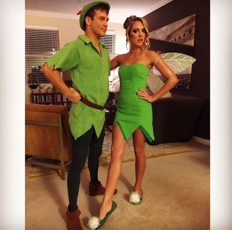 Peter Pan And Tink Costume, Peter Pan Womens Costume, Peterman And Tinkerbell Costume, Tinker Bell Peter Pan Costumes, Tinker Bell And Peter Pan Costume Couple, Tinkerbell Peter Pan Costume, Peter Pan And Tinkerbell Costume Couple, Tinkerbell And Peter Pan Costume Couple, Tinker Bell Diy Costume