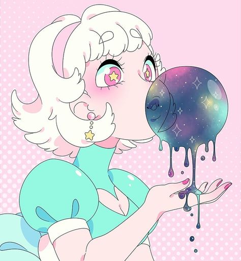 💖 space bubblegum ☄   #illustration #digitalart #characters #space #pastel Bubble Gum Drawing, Bubblegum Illustration, Gum Drawing, Daily Art, Cartoon Art Styles, Bubble Gum, Character Design Inspiration, Cartoon Art, Fashion Art