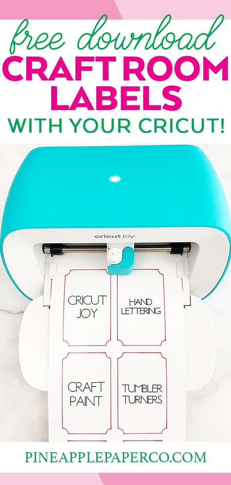 Craft Room Labels, Labels With Cricut, Circut Joy, Cricket Joy Projects Craft Ideas, Cricket Joy, Cricut Projects Easy, Make Craft, Cricut Help, Storage Labels