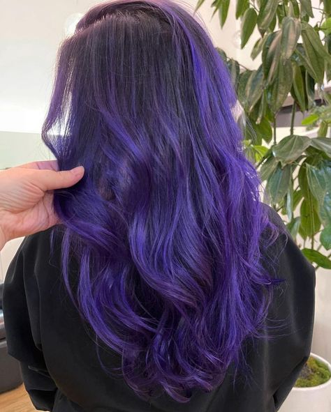 Fade Hair, Wow Hair Products, Body Hacks, Colored Highlights, Beauty Body, Purple Hair, Cut And Color, Dark Colors, Cut And Style