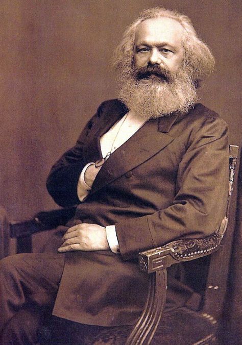 Karl Marx, London c.1875 // by John Jabez Edwin Mayall Karl Marx, A Man