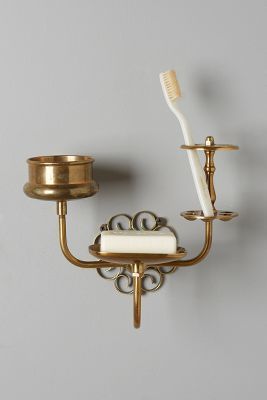 Anthropologie Brass Trinket Bath Caddy  - Click link for product details :) Gömda Rum, Drømme Bad, Bath Room, Decor Guide, Room Accessories, Bath Caddy, Bathroom Inspiration, 인테리어 디자인, House Inspiration