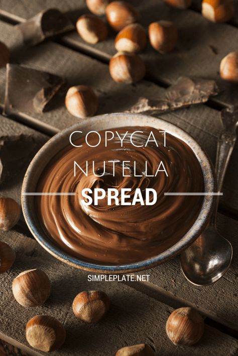 Homemade Nutella Recipes, South Recipes, Nutella Spread, Homemade Nutella, Nutella Recipes, Family Favorite Recipes, Best Easy Recipes, Spread Recipes, Fun Easy Recipes