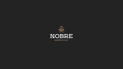 Nobre Barber Shop I Brand on Behance Barber Shop Branding, Barbershop Branding, Bro Logo, Barber Logo Design, Logo Barber Shop, Shop Logo Ideas, Modern Barber Shop, Logo Barber, Barber Design