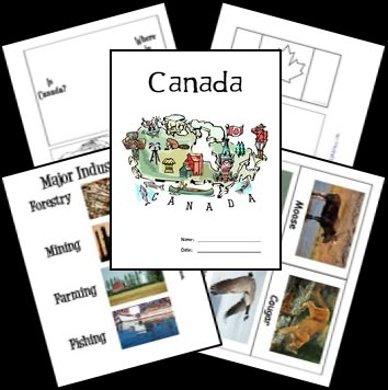 FREE Canada Lapbook-this site as 350 FREE printables! Including Chronicles of Narnia! Country Lapbook, Geography Of Canada, Canadian Geography, Study Geography, Canada For Kids, Canadian Social Studies, Canadian Animals, Canada Country, Social Studies Education