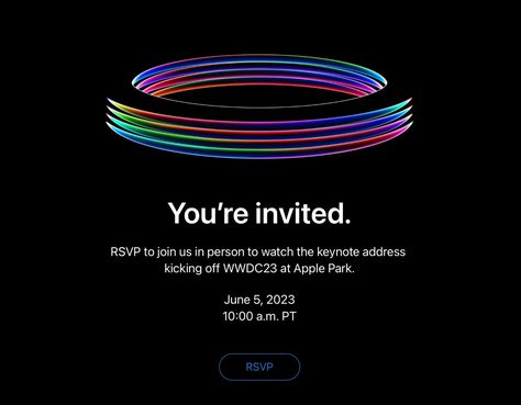 Apple invites media to WWDC 2023 keynote, where AR headset is expected to debut Check more at https://www.junaidjiwani.com/apple-invites-media-to-wwdc-2023-keynote-where-ar-headset-is-expected-to-debut/ Ar Headset, Wwdc 2023, Apple Invitation, Cupertino California, Auditory Processing Disorder, Apple Keynote, Early Adopters, Apple Park, Event Page