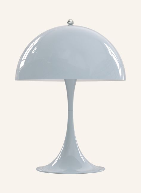 louis poulsen Tischleuchte PANTHELLA MINI in hellblau Panthella Mini, H Design, Verner Panton, Louis Poulsen, Table Lamp, Led, Lighting, Home Decor, Design