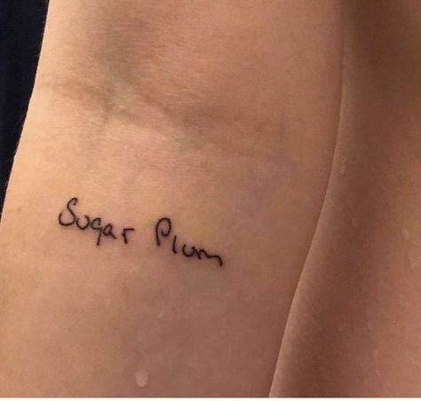 Sugar Cube Tattoo, Bittersweet Tattoo, Plum Tattoo, Sugar Tattoo, Sweet Tattoos, Word Tattoos, Little Tattoos, Sugar Plum, Cutie Patootie