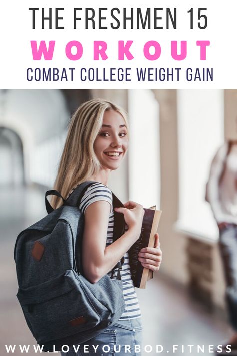 College Workout Plan Freshman 15, College Workout Plan, Dorm Workout, Quick Morning Routine, College Workout, Freshman 15, Fitness Plans, College Freshman, Ab Core Workout