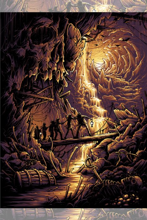 Awesome Collection of Hero Complex Gallery Poster Art For THE GOONIES, STAND BY ME, PREDATOR and More Mikey Walsh, Goonies Art, Les Goonies, Goonies Never Say Die, Dan Mumford, Screen Print Poster, Treasure Map, Dark Rose, Goonies