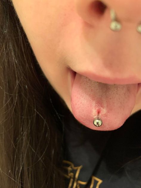 Is it normal for my tongue piercing to be tearing like this? Day 4 of healing?- ThorGift.com - If you like it please buy some from ThorGift.com Dainty Tongue Piercing, Cute Tongue Rings Bm25.com, Opal Tongue Ring, Tongue Piercing Jewelry Bm25.com, Tongue Piercing, Pearl Earrings, Nose Ring