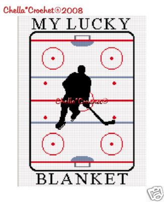 My Lucky HOCKEY Blanket Afghan Crochet Pattern Graph - Afghans Hockey Crochet Patterns, Hockey Crochet Patterns Free, Hockey Crochet, Hockey Blanket, Crochet Pattern Graph, Crochet Moose, Afghan Crochet Pattern, Blanket Afghan, Boys Pattern