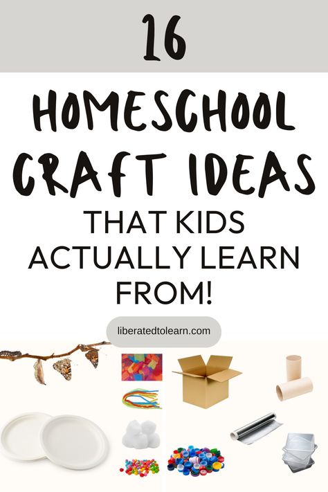 16 Homeschool Craft Ideas That Kids Actually Learn From Make Homeschooling Fun, Easy Homeschool Crafts, Homeschool Projects For Kids, Homeschool Crafts Kindergarten, Homeschool Learning Activities, Homeschool Project Ideas, Homeschool Activities 1st Grade, Homeschool Activities Kindergarten, Homeschool Craft Ideas