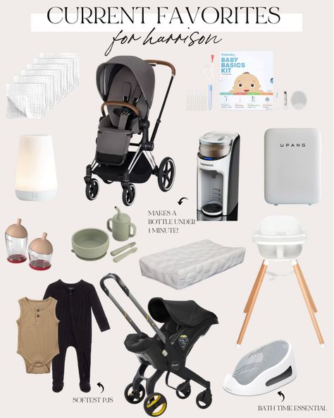 Current Favorites for Harrison | Cella Jane Black Pjs, Black Stroller, Bath Support, Baby Sound Machine, Hatch Baby, Baby Brezza, Stroller Baby, Bottle Sterilizer, Casual Outfits For Moms