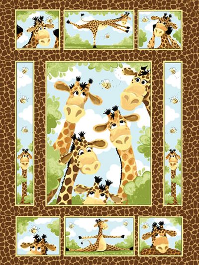 Giraffe Baby Quilt, Baby Quilt Panels, Giraffe Quilt, Panel Quilt Patterns, Fabric Panel Quilts, Diy Event, Baby Quilt Patterns, Childrens Quilts, Quilt Care