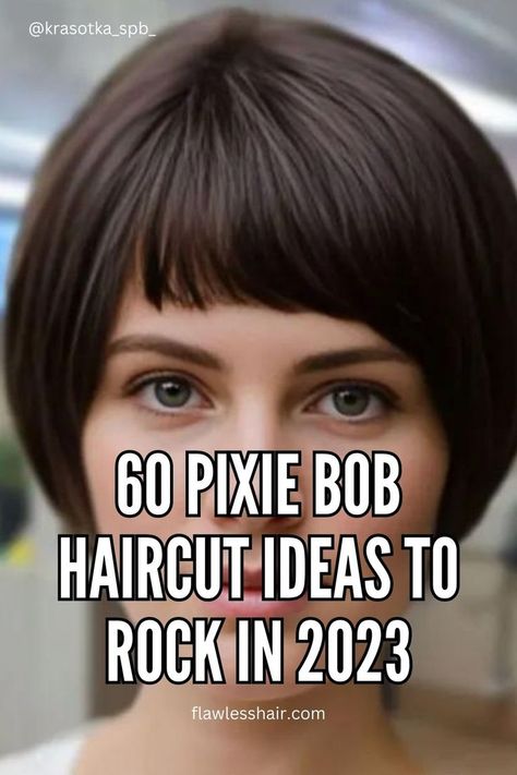 Pixie Bob Haircut with Bangs - Explore bob pixie haircut, short bobs, shaggy bob for fine hair, and short pixie bob options. Get inspired by this stylish hairstyle. Short Hair Pixie Bob, Short Hair Glasses, Pixie Haircut Fine Hair, Kort Bob, Pixie Bob Hairstyles, Chin Length Haircuts, Bob Haircut Ideas, Pixie Cut Styles, Short Wavy Bob