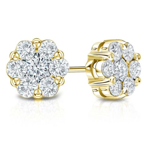 Push presents are a thoughtful way to show your partner how happy you are to be starting the next chapter of your life together. Fine jewelry is popular because it covers all the bases: it’s sentimental, beautiful, and practical. So, we've put together this list of our top five favorite push present options. Diamond Studs Earrings, Round Diamond Earrings, Cream Hair, Diamond Cluster Earrings, Types Of Earrings, Cold Cream, Studs Earrings, Styling Products, Cluster Earrings