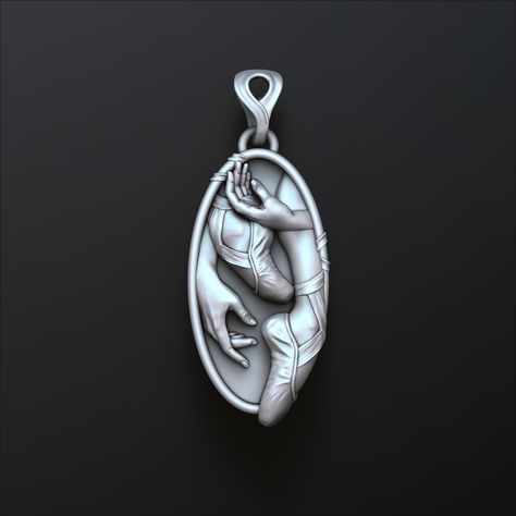 Organic Jewelry, Ballet Dancer, Print Models, Ballet Dancers, 3d Print, Ballet Dance, Pendant Jewelry, 3d Printing, 3 D