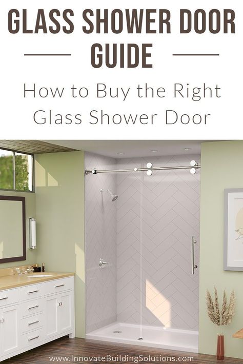 Shower Door Options, Walk In Shower Doors, Clear Glass Shower Door, Clear Shower Door, Shower Replacement, Shower Door Glass, Walk In Shower Ideas, Bypass Shower Door, Shower Door Designs