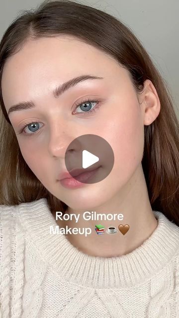 Rory Gilmore Face, Rory Gilmore Makeup Tutorial, Gilmore Makeup, Rory Gilmore Makeup, Gilmoregirls Aesthetic, Rory Gilmore Hair, Kim Makeup, Sophie Grace, Lane Kim