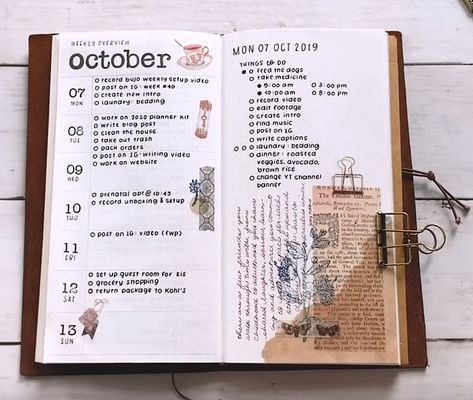 Bujo Vintage Theme, Vintage Bujo, Bullet Journal Vintage, Vintage Bullet Journal, Travelers Notebook Setup, Planner Hobonichi, Bullet Journal Key, Bullet Journal Cover Ideas, Calendar Journal