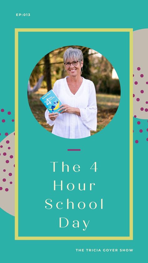 Today we’re going to be talking with Durenda Wilson about The 4-Hour School Day. If you are in the homeschool trenches, you are going to be blessed by this episode! The 4 Hour School Day 18 (short!) years. That’s’ all I had. And with some of my adopted kids joining our family late in life,... [Continue Reading] The post The 4 Hour School Day appeared first on Tricia Goyer. Kindergarten Homeschool Curriculum, Homeschool Hacks, Biblical Parenting, Homeschool Preschool Curriculum, Homeschool Elementary, Socially Awkward, Homeschool Schedule, Parenting Articles, Homeschool High School