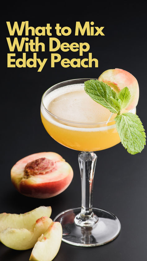 Deep Eddy Peach Deep Eddy Peach Vodka Recipes, Peach Vodka Drinks Recipes, Peach Vodka Cocktails, Peach Vodka Drinks, Peach Margarita Recipes, Peach Cocktail Recipe, Vodka Mixers, Cocktail Weenies, Deep Eddy Vodka