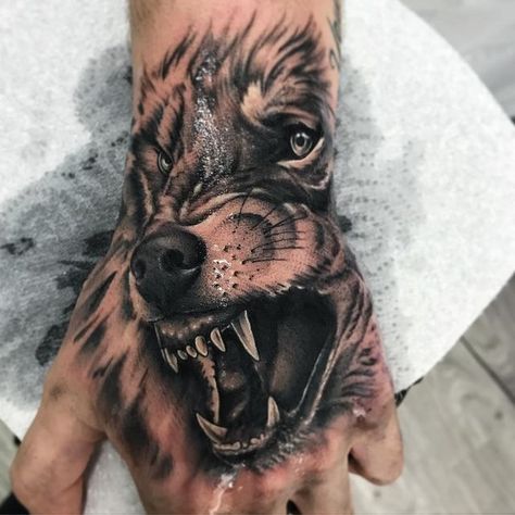 Wolf Tattoos Men Hand, Wolf On Hand Tattoo, Hand Wolf Tattoo Men, Wolf Hand Tattoos For Women, Hand Tattoos Wolf, Wolf Hand Tattoo Men, Hand Wolf Tattoo, Wolf Tattoo Hand, Wolf Tattoo On Hand