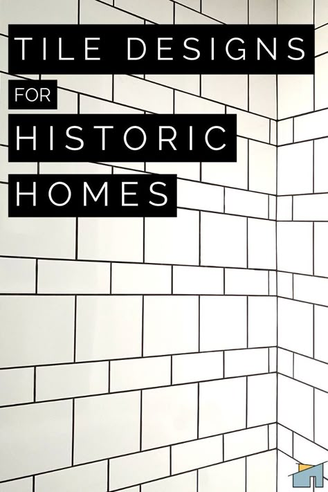 Vintage Bathroom Tile Ideas, Vintage Bathroom Floor, Classic Bathroom Tile, Historic Bathroom, Vintage Bathroom Tile, Subway Tile Showers, Craftsman Bathroom, Subway Tiles Bathroom, Black White Bathrooms