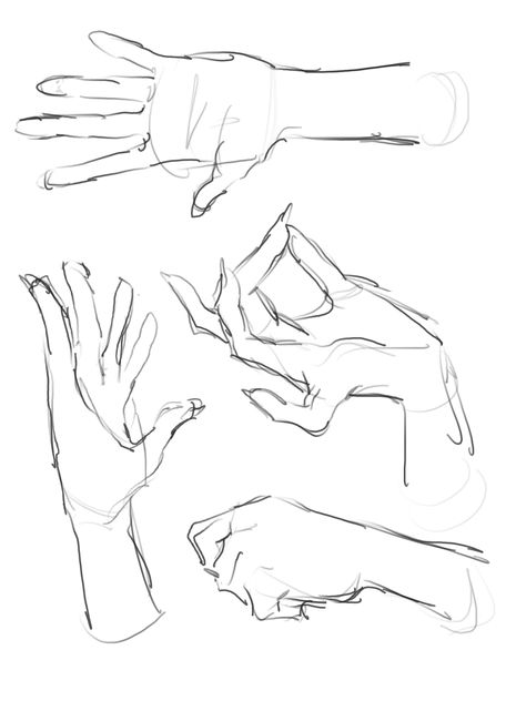 Straw Hat Drawing Reference, How To Draw People From Behind, Loose Tie Drawing Reference, Character With 4 Arms, Pose Reference Hands, Open Hands Drawing, Hand Poses References, Hand Poses Drawing, Hand Drawing Easy