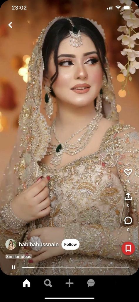 Party Makeup Looks Pakistani Wedding, Royal Makeup Looks Indian, Nikkah Makeup Looks Simple, Pakistani Makeup Looks Wedding, Nikkah Makeup Looks Pakistani, Engagement Makeup Pakistani, Walima Makeup Looks, Simple Engagement Makeup Look, Nikkah Preparation