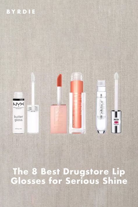 The best drugstore lip glosses deliver shine, moisture, and more. We researched the top options that look great on any skin tone. Best Drugstore Lip Gloss, Best Lip Glosses, Drugstore Lipgloss, Drugstore Lips, Hydrated Lips, Morning Makeup, Best Lip Gloss, Rainbow Makeup, Holiday Beauty