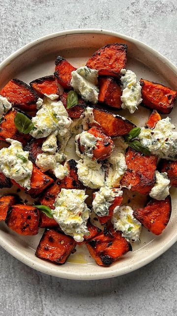 Carina Wolff on Instagram: "WELCOME TO SQUASH WEEK! 5 DAYS, 5 DIFFERENT SQUASH RECIPES! We are starting off strong with a Roasted Butternut Squash with Herbed Ricotta!!! (recipe below) Butternut squash is the squash we all know and love, and she deserves all her glory. She’s sweet, she’s nutty, she can be annoying to prepare, but she is ALWAYS WORTH IT. A versatile and accessible queen. This recipe is actually from last year, but it was so good, I had to bring it back. HOWEVER all 4 remaining Herbed Ricotta, Braised Short Ribs Recipe, Ricotta Recipe, Ricotta Recipes, Butternut Squash Recipes, Roasted Squash, Rib Recipes, Roasted Butternut, Roasted Butternut Squash