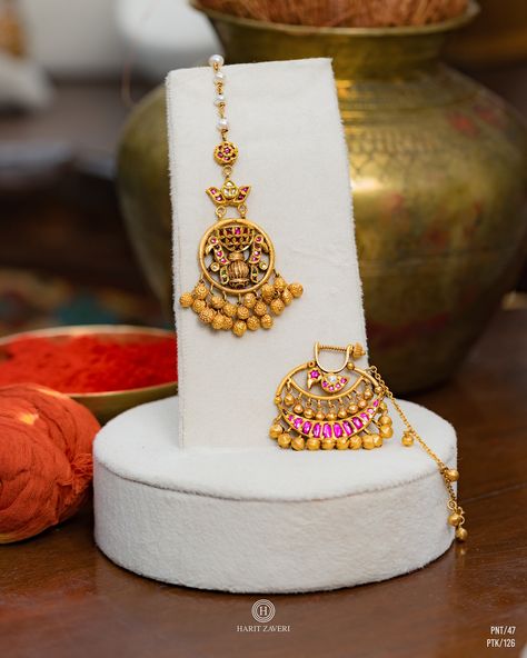 WhatsApp : +917016466150  22kt Gold Heritage Nath | Harit Zaveri Jewelers | Ahmedabad, India. Heritage Jewellery, Ahmedabad, Gold Jewellery, Hair Accessories, India, Hair, Gold, Quick Saves