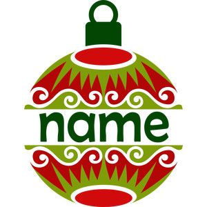 Ornament Name Tags, Name Ornaments Diy, Christmas Ornament Template, Happy Christmas Day, Cricut Christmas Ideas, Name Christmas Ornaments, Christmas Vinyl, Name Christmas, Christmas Cup