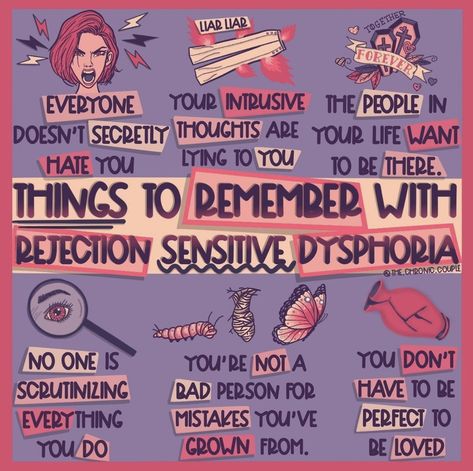 Rejection Sensitive Dysphoria, Things To Remember, Wholesome Memes, Mental And Emotional Health, Self Care Activities, Coping Skills, Health Awareness, Mental Health Awareness, Mental Wellness