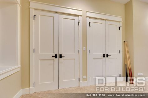 Bedroom Closet Doors Sliding, Custom Closet Doors, Basement Closet, Double Closet Doors, Folding Closet Doors, French Closet Doors, Pintu Interior, Interior Closet Doors, Bedroom Closet Doors