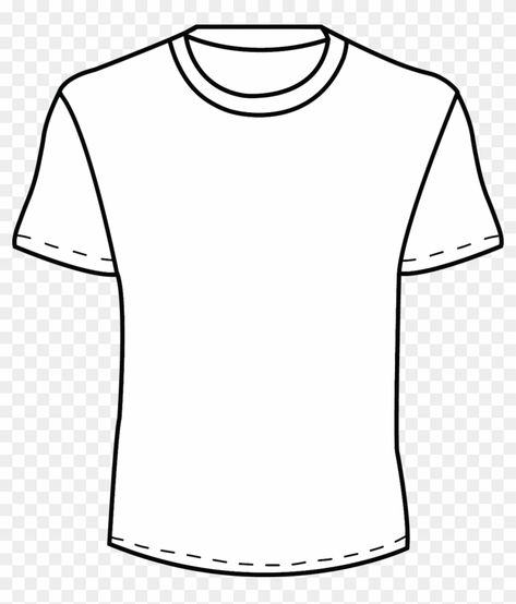 White T Shirt Template, T Shirt Outline, Plain Template, Shirt Outline, Outline Template, T Shirt Template, T Shirt Plain, Plain White Shirt, Blank T Shirt