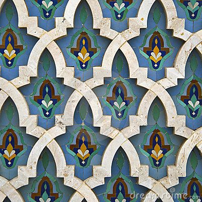 Arabic mosaic detail Arabic Mosaic, Islamic Mosaic, Hassan Ii Mosque, Moorish Architecture, Moroccan Wall, Marble Columns, Colourful Tile, Stylish Art, Moroccan Decor