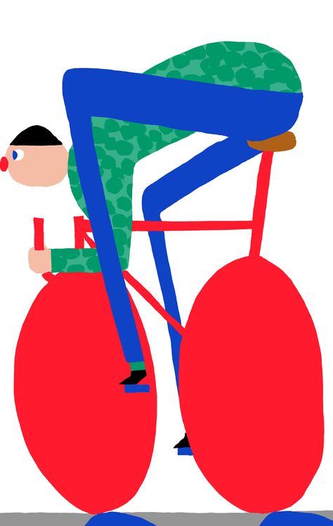 Bicycle Illustration, Bike Illustration, Illustration Agency, Bicycle Art, Cycling Art, Bike Art, Illustrations And Posters, Art Paint, 그림 그리기